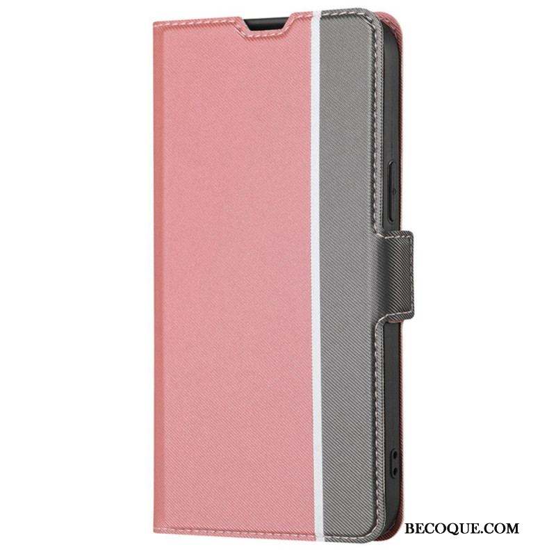 Flip Cover Sony Xperia 5 IV Ultra Fine Bicolore