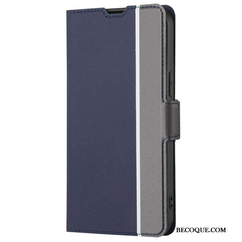 Flip Cover Sony Xperia 5 IV Ultra Fine Bicolore