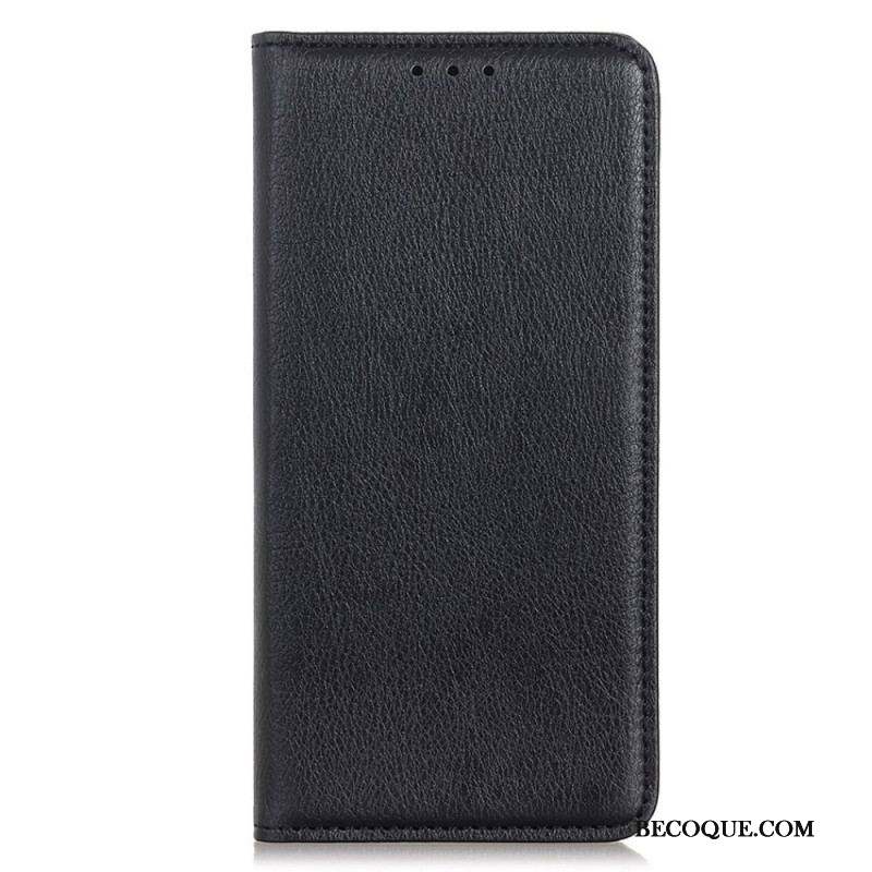 Flip Cover Sony Xperia Pro-I Cuir Litchi Fendu