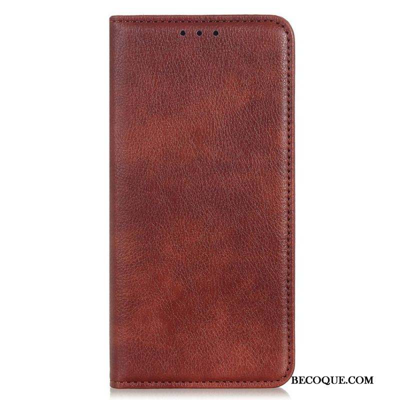 Flip Cover Sony Xperia Pro-I Cuir Litchi Fendu