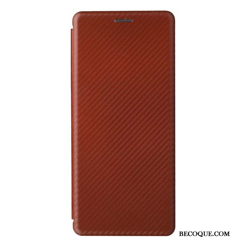 Flip Cover Sony Xperia Pro-I Fibre Carbone