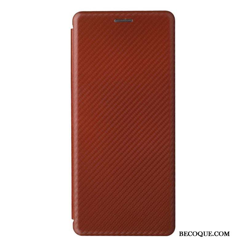 Flip Cover Sony Xperia Pro-I Fibre Carbone