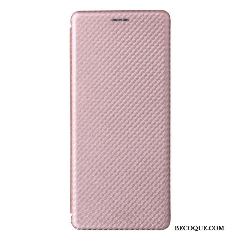 Flip Cover Sony Xperia Pro-I Fibre Carbone