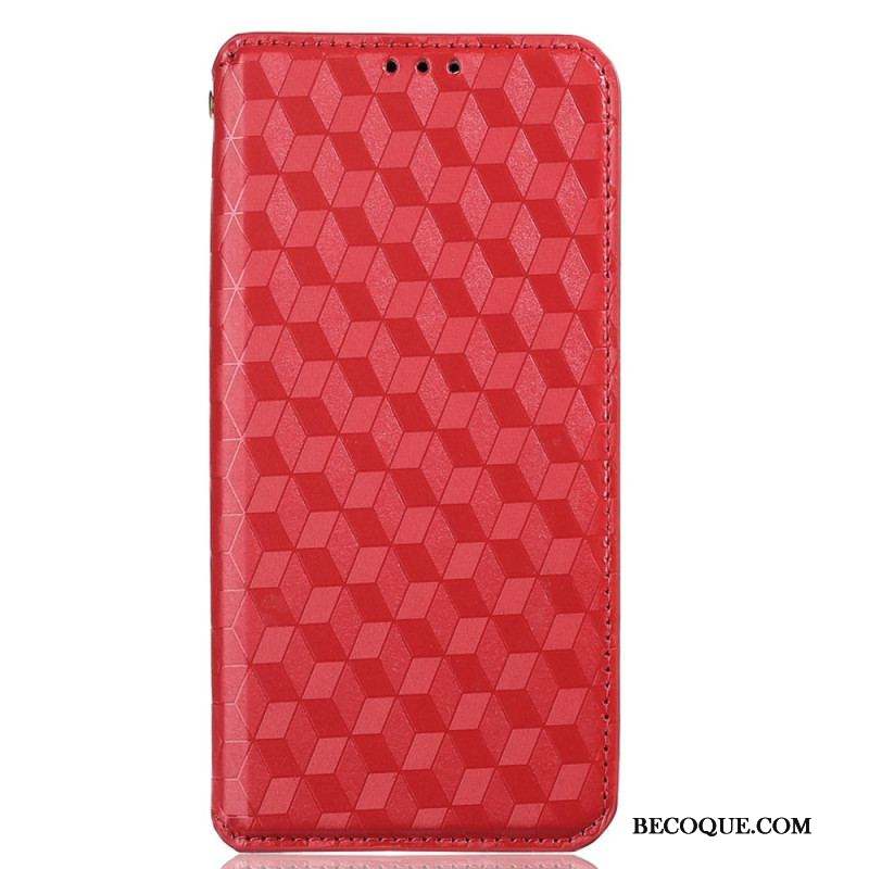 Flip Cover Xiaomi 12 Lite Texture 3D