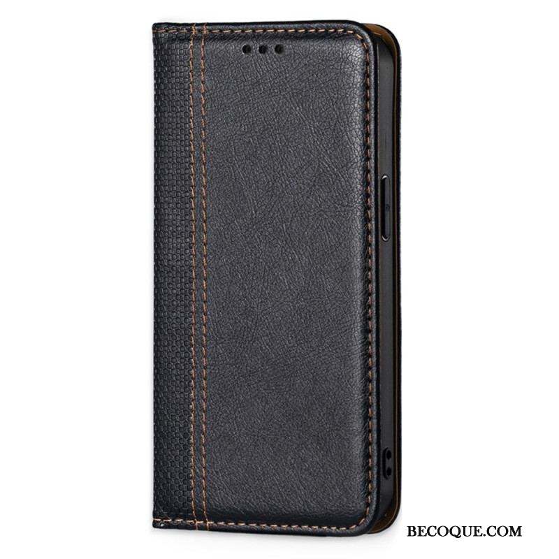 Flip Cover Xiaomi 12 Pro Effet Cuir Vintage