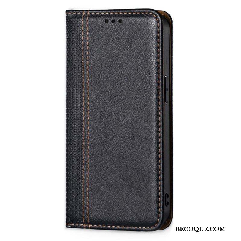 Flip Cover Xiaomi 12 Pro Effet Cuir Vintage