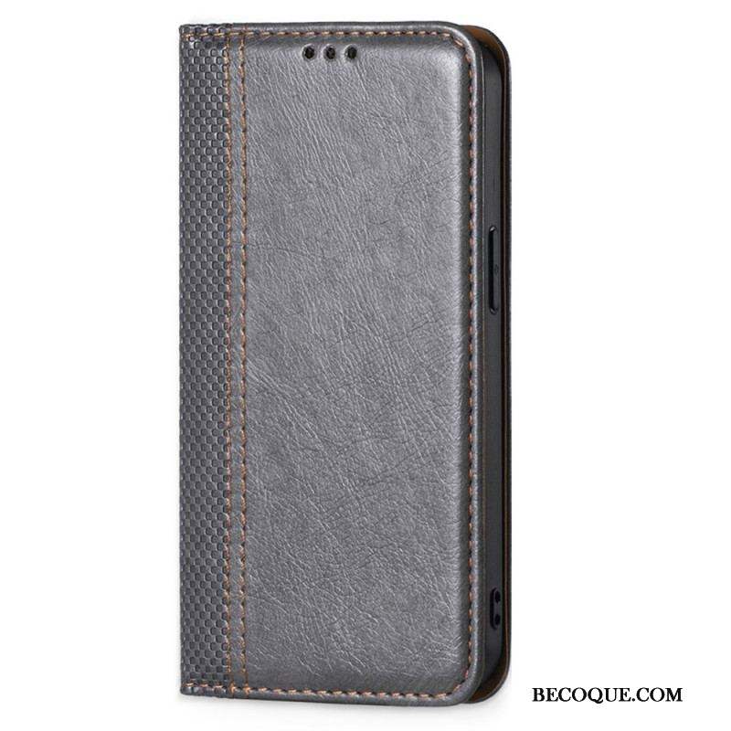 Flip Cover Xiaomi 12 Pro Effet Cuir Vintage