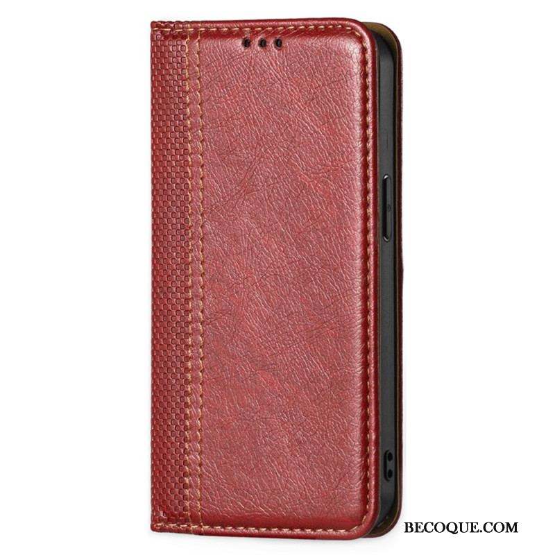 Flip Cover Xiaomi 12 Pro Effet Cuir Vintage