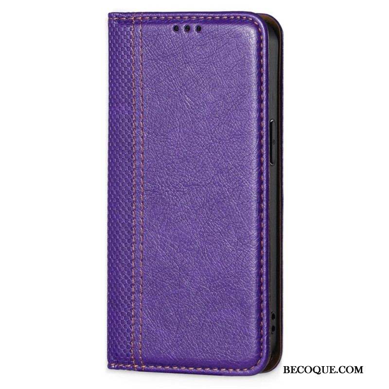 Flip Cover Xiaomi 12 Pro Effet Cuir Vintage