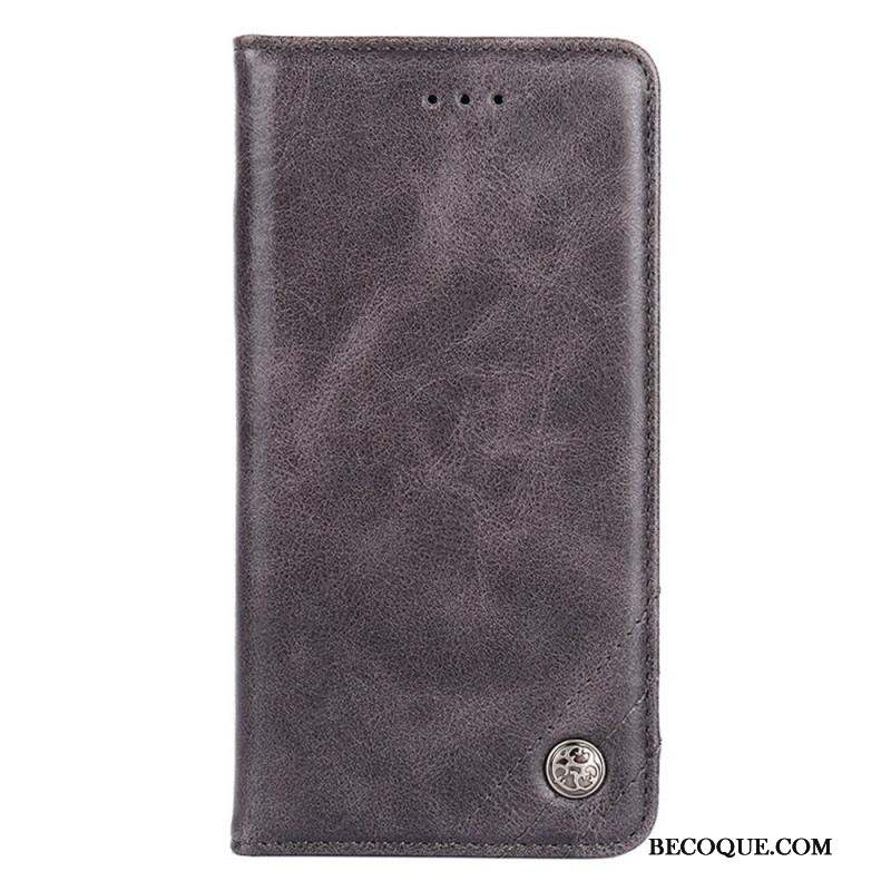 Flip Cover Xiaomi 12 Pro Style Cuir Rivet