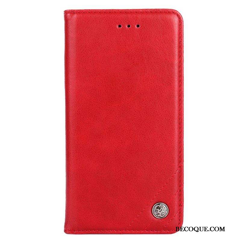 Flip Cover Xiaomi 12 Pro Style Cuir Rivet