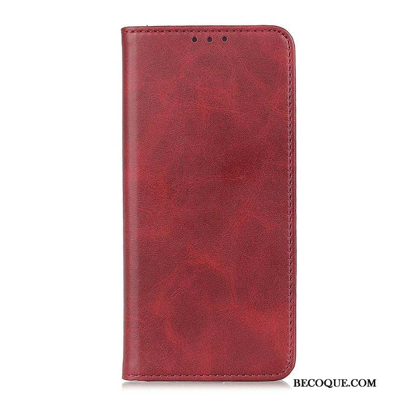 Flip Cover Xiaomi 12T / 12T Pro Cuir Fendu