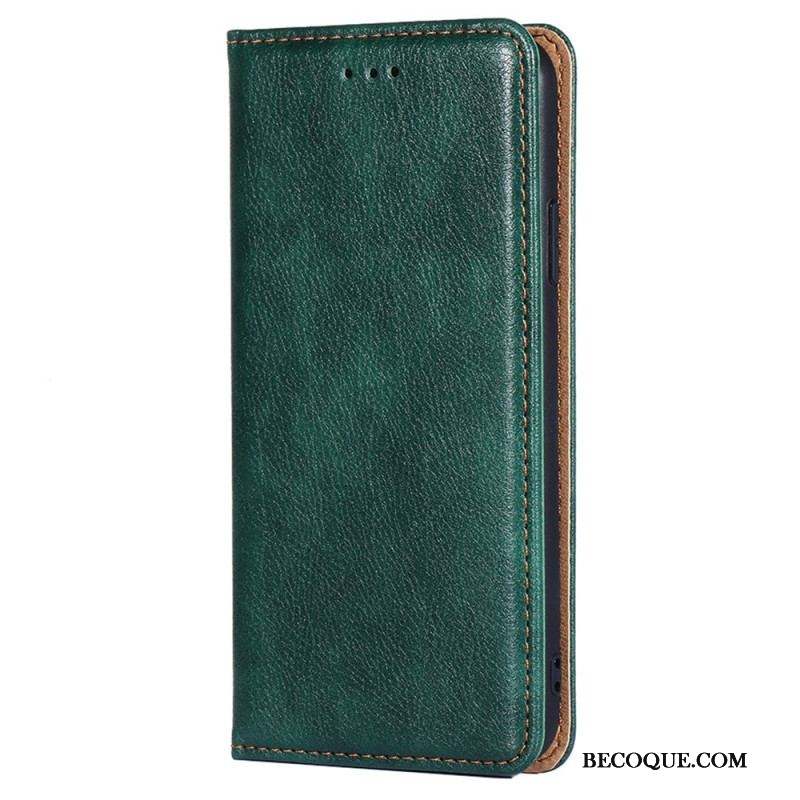 Flip Cover Xiaomi 13 Pro Simili Cuir Coutures