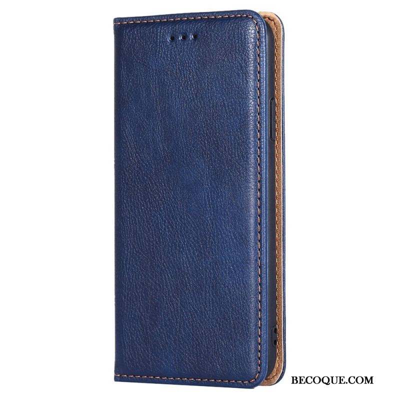 Flip Cover Xiaomi 13 Pro Simili Cuir Coutures