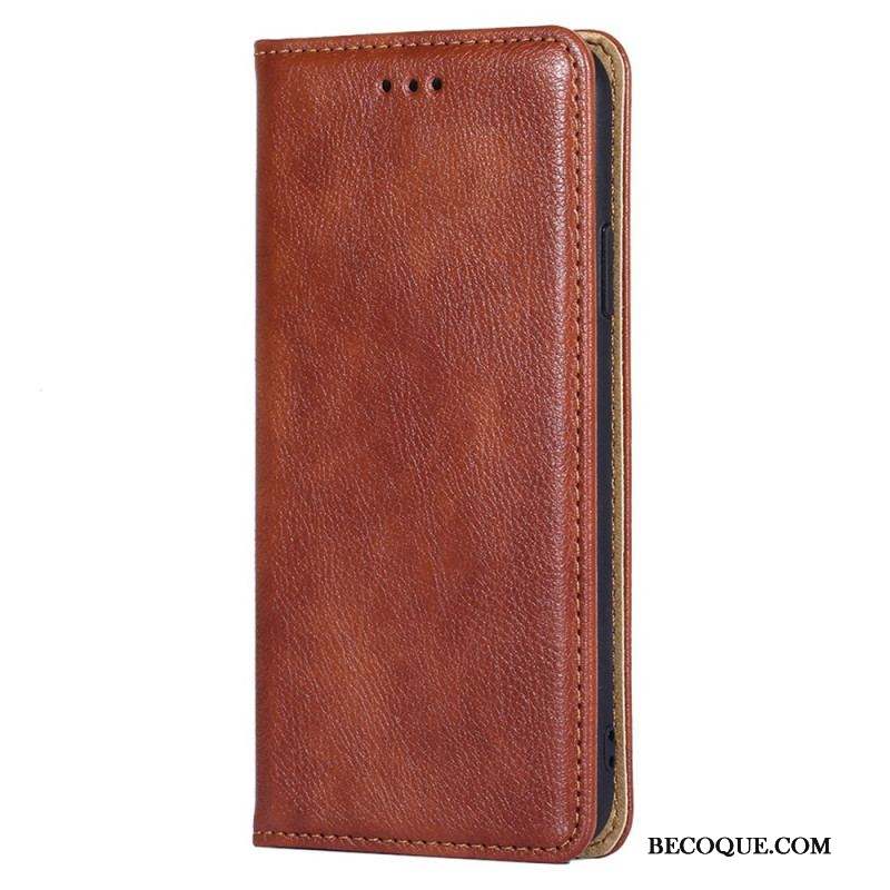 Flip Cover Xiaomi 13 Pro Simili Cuir Coutures