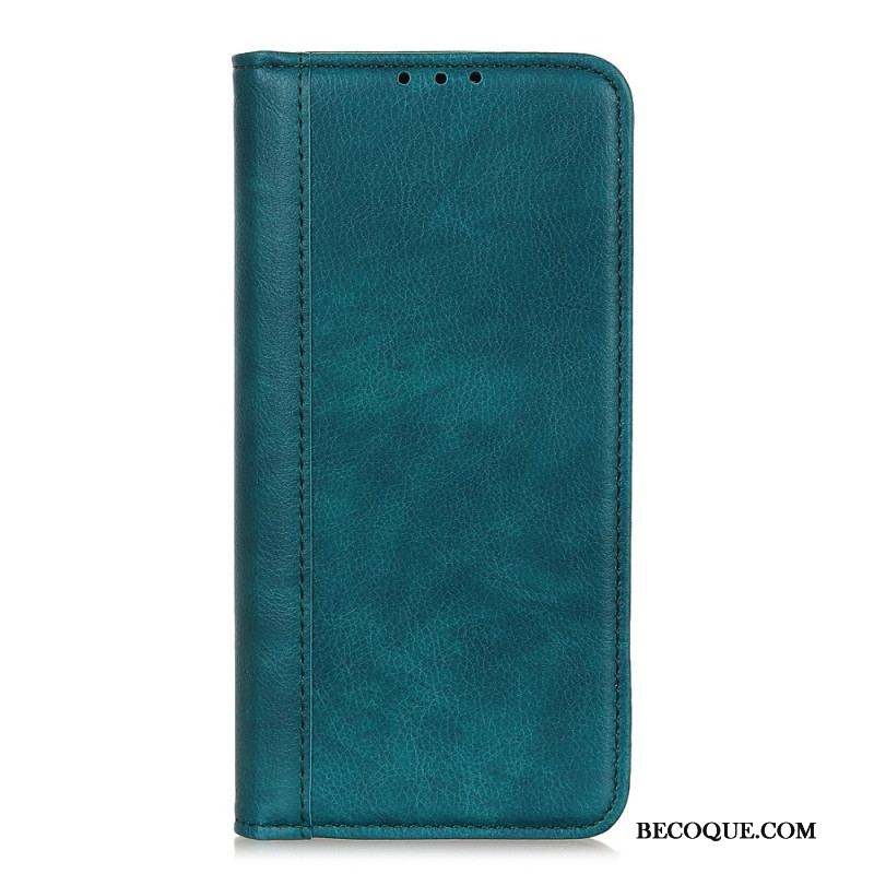 Flip Cover Xiaomi 13 Pro Version Colorée Cuir Fendu