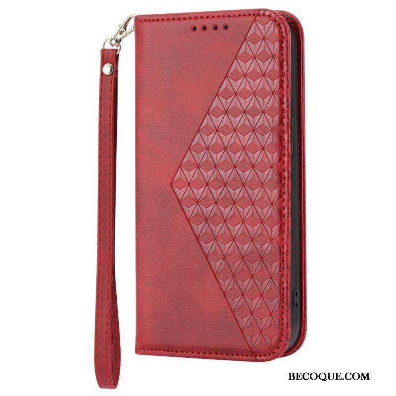 Flip Cover Xiaomi 13 Style Cuir Motif 3D