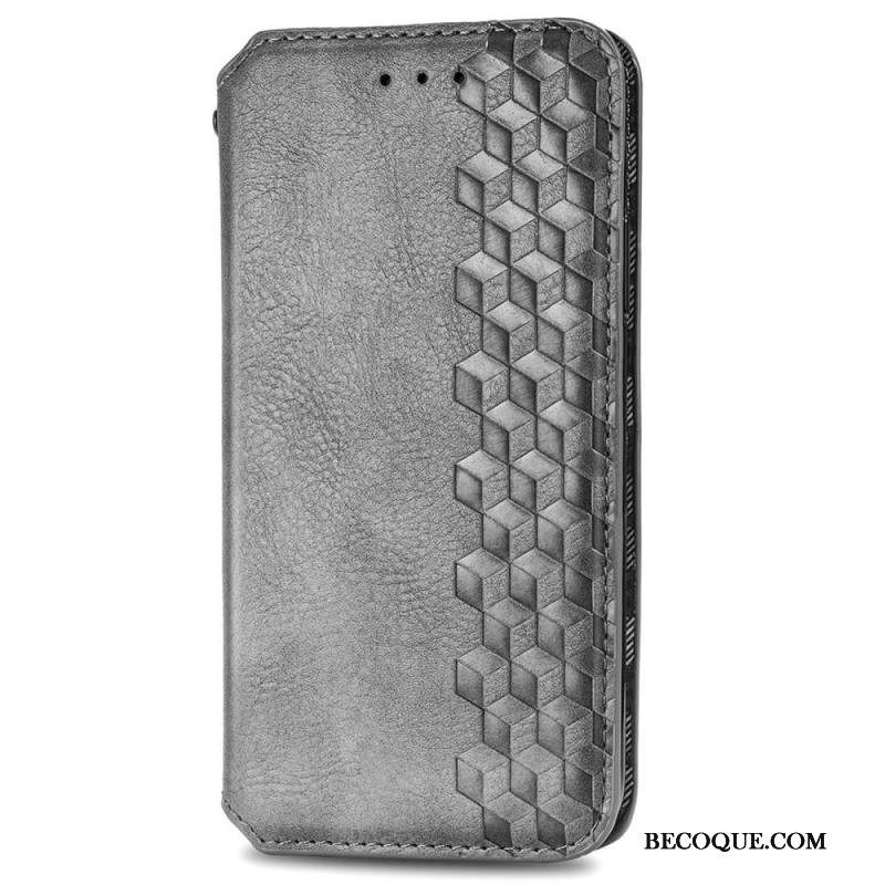 Flip Cover Xiaomi 14T Pro Effet Daim Frise