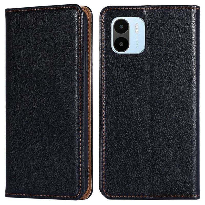 Flip Cover Xiaomi Redmi A1 Simili Cuir Coutures