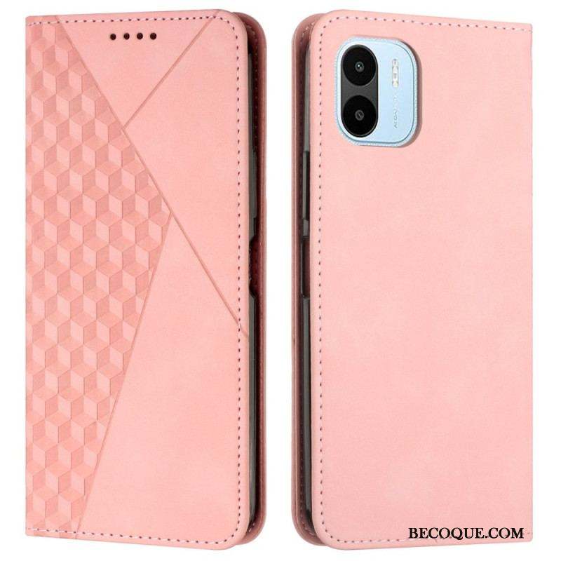 Flip Cover Xiaomi Redmi A1 Skin-Touch style Cubique