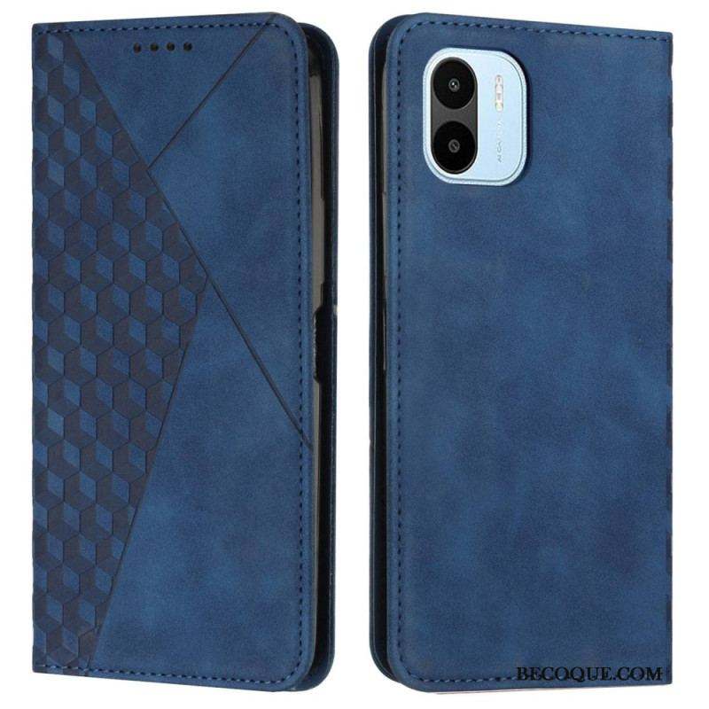 Flip Cover Xiaomi Redmi A1 Skin-Touch style Cubique