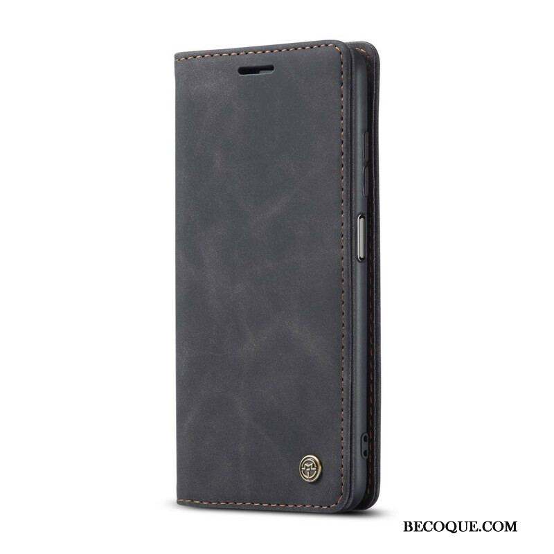 Flip Cover Xiaomi Redmi Note 10/10S/Poco M5s Effet Cuir CASEME