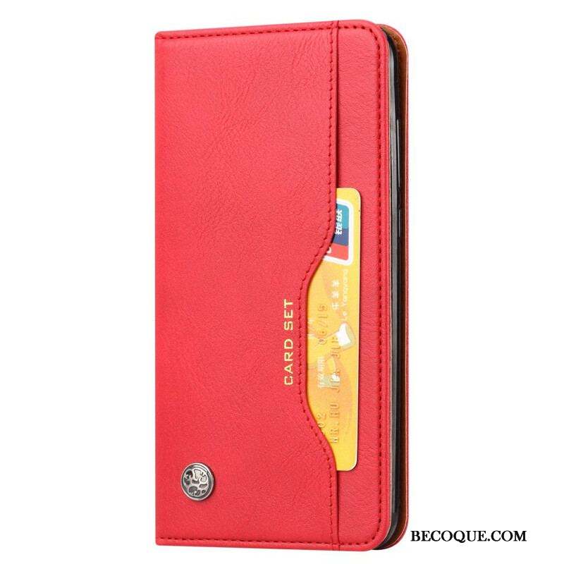 Flip Cover Xiaomi Redmi Note 10/10S/Poco M5s Simili Cuir Porte-Cartes