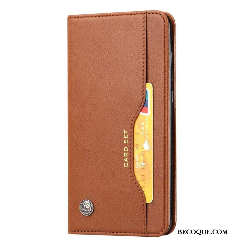 Flip Cover Xiaomi Redmi Note 10/10S/Poco M5s Simili Cuir Porte-Cartes