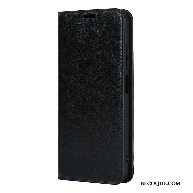 Flip Cover Xiaomi Redmi Note 10 5G / Poco M3 Pro 5G Cuir Véritable