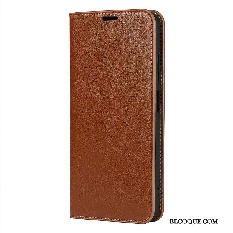 Flip Cover Xiaomi Redmi Note 10 5G / Poco M3 Pro 5G Cuir Véritable