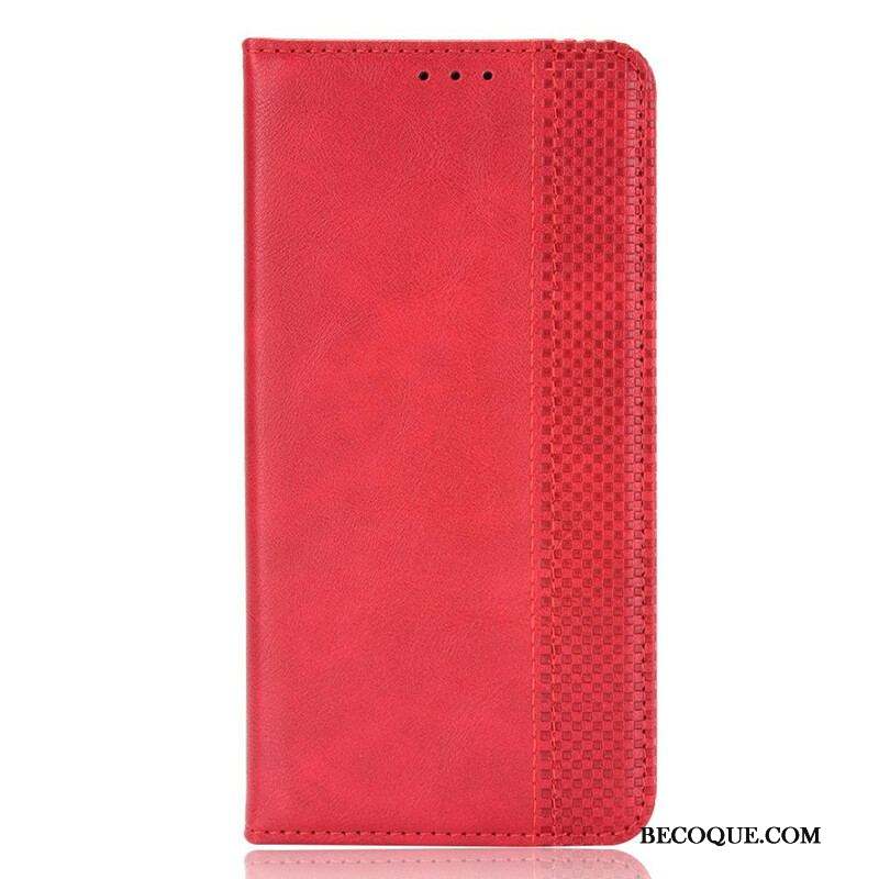 Flip Cover Xiaomi Redmi Note 10 5G / Poco M3 Pro 5G Effet Cuir Vintage Stylisé