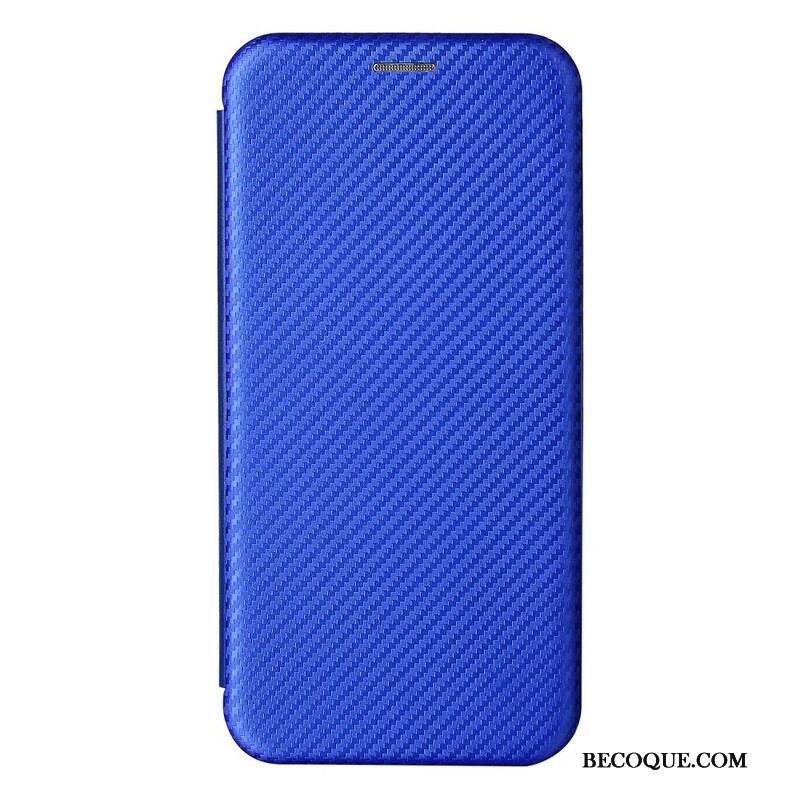 Flip Cover Xiaomi Redmi Note 10 5G / Poco M3 Pro 5G Fibre Carbone Coloré