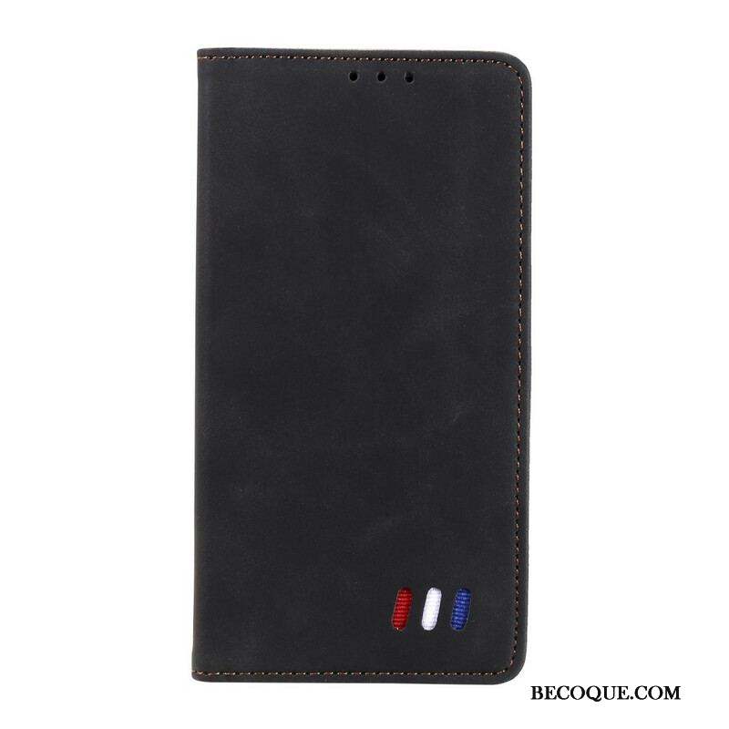 Flip Cover Xiaomi Redmi Note 10 5G / Poco M3 Pro 5G Style Cuir Tricolore