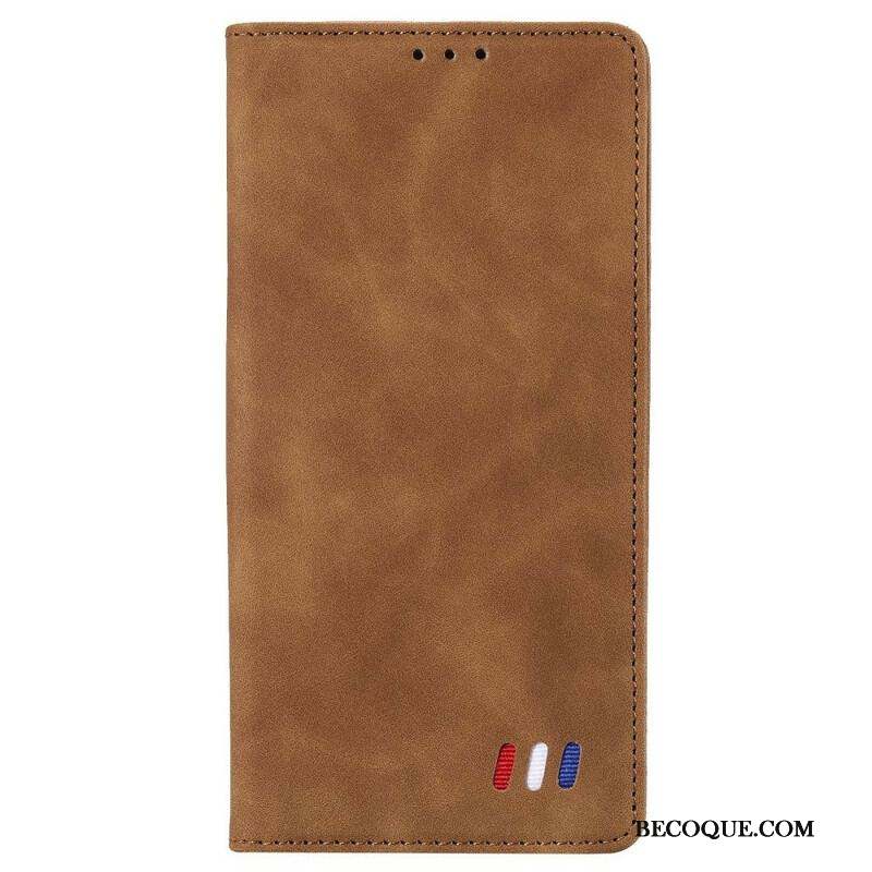 Flip Cover Xiaomi Redmi Note 10 5G / Poco M3 Pro 5G Style Cuir Tricolore