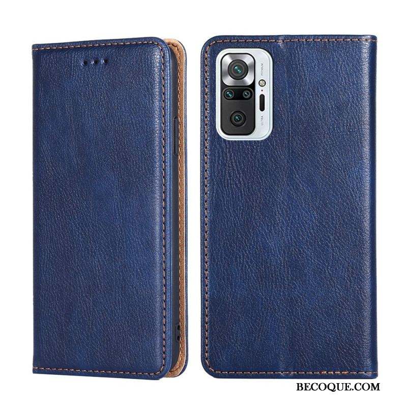 Flip Cover Xiaomi Redmi Note 10 Pro Style Cuir Vintage