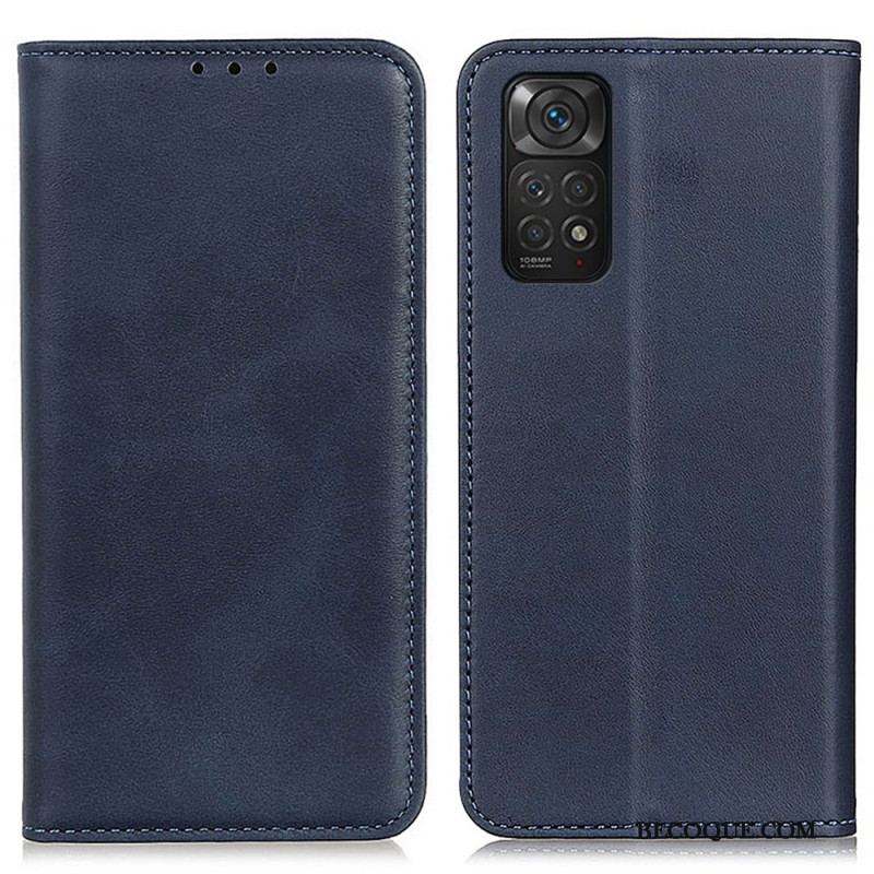 Flip Cover Xiaomi Redmi Note 11 / 11s Cuir Fendu Élégance