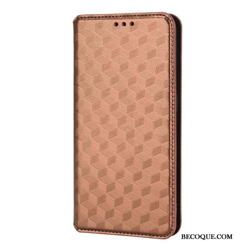 Flip Cover Xiaomi Redmi Note 11 / 11s Effet Cuir Diamant 3D