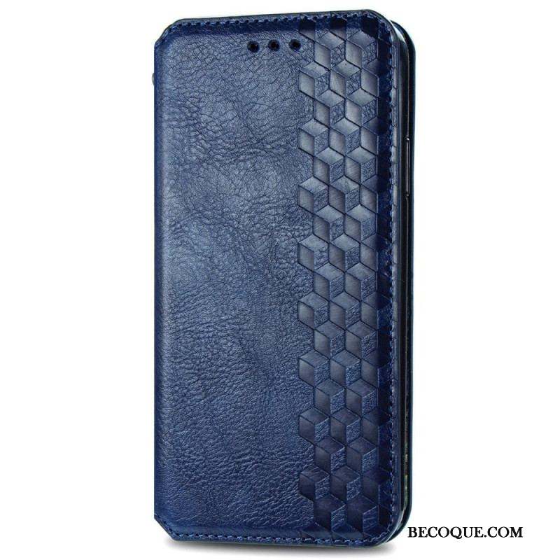 Flip Cover Xiaomi Redmi Note 11 / 11s Effet Cuir Texture Diamant