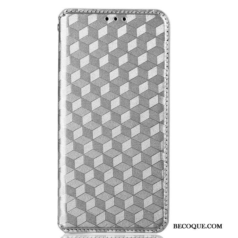 Flip Cover Xiaomi Redmi Note 11 Pro / Note 11 Pro 5G Effet Cuir Diamants 3D