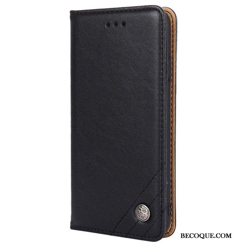 Flip Cover Xiaomi Redmi Note 11 Pro / Note 11 Pro 5G Style Cuir Rivet