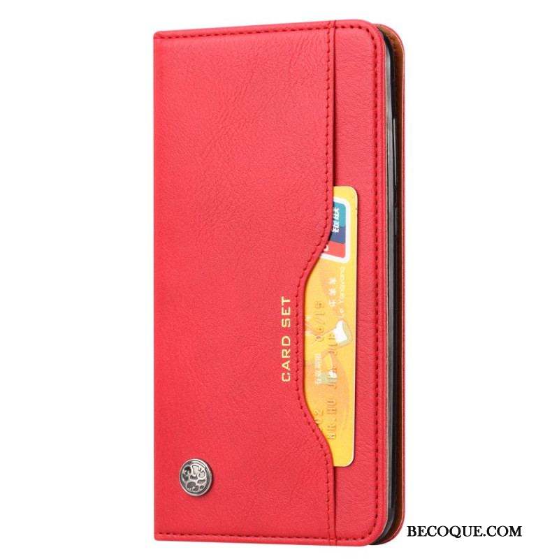 Flip Cover Xiaomi Redmi Note 11 Pro Plus 5G Simili Cuir Porte-Cartes