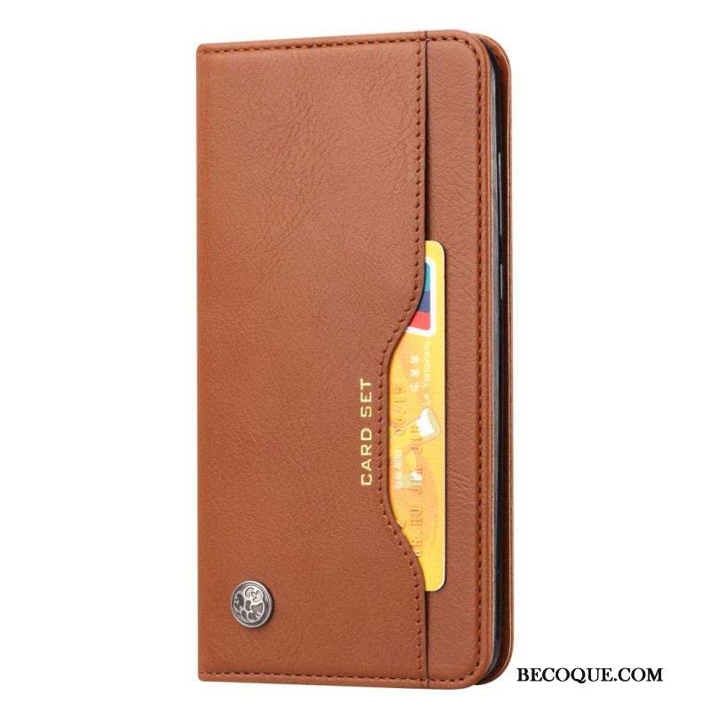 Flip Cover Xiaomi Redmi Note 11 Pro Plus 5G Simili Cuir Porte-Cartes