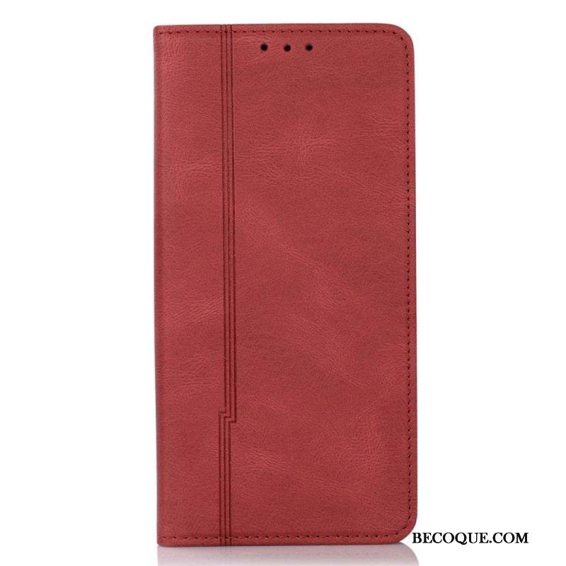 Flip Cover Xiaomi Redmi Note 11 Pro Plus 5G Style Cuir Ligne