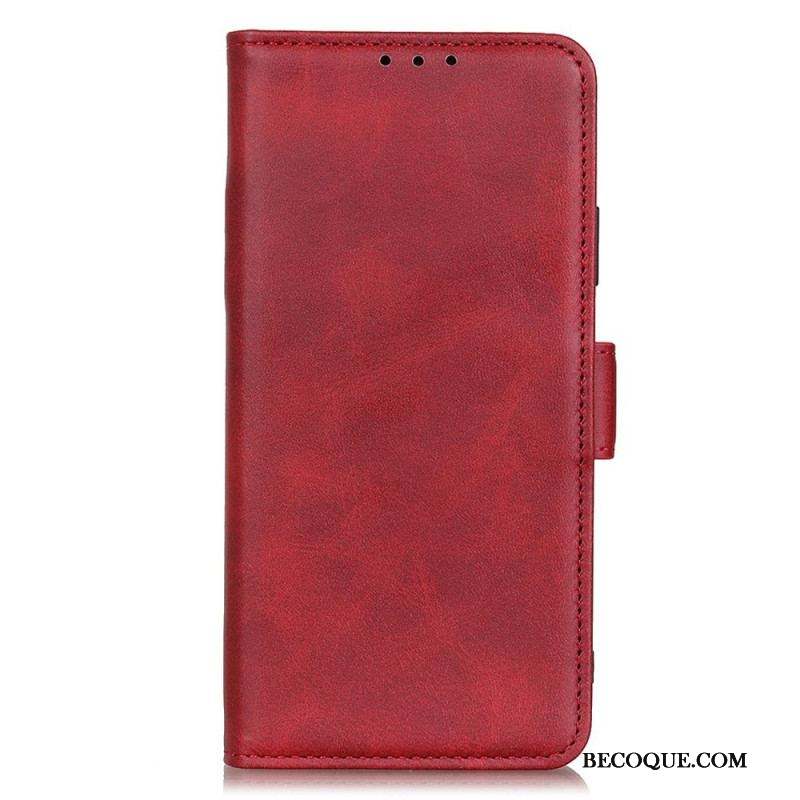 Flip Cover Xiaomi Redmi Note 12 4G Cuir Fendu Élégance