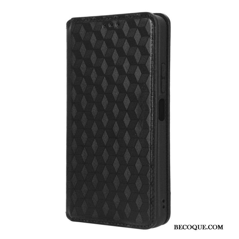 Flip Cover Xiaomi Redmi Note 12 4G Motif 3D