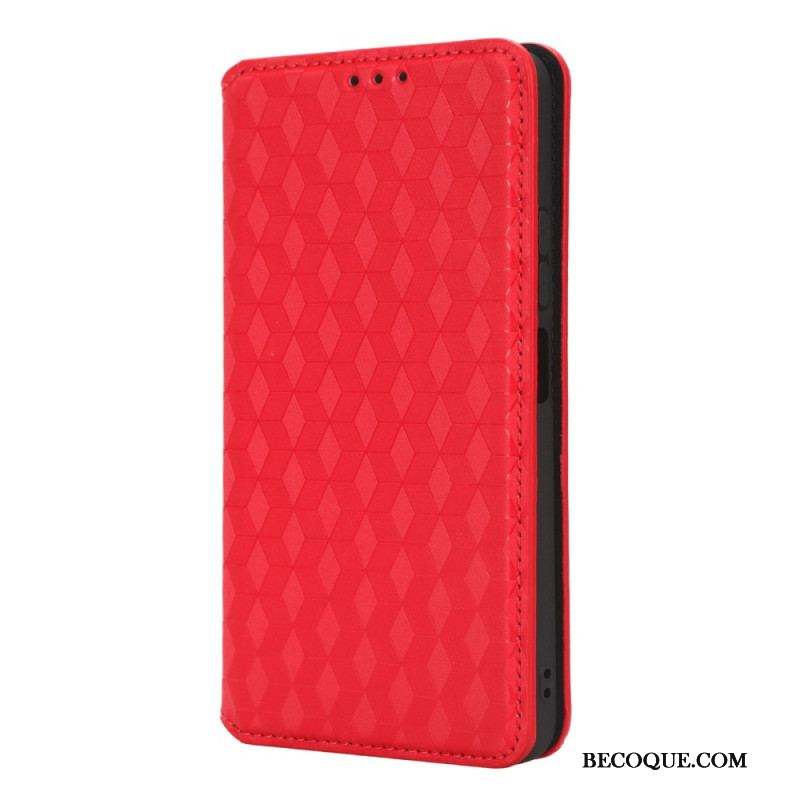 Flip Cover Xiaomi Redmi Note 12 4G Motif 3D