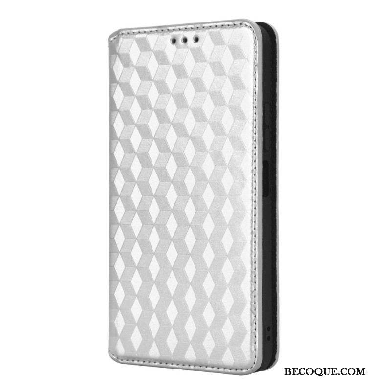 Flip Cover Xiaomi Redmi Note 12 4G Motif 3D