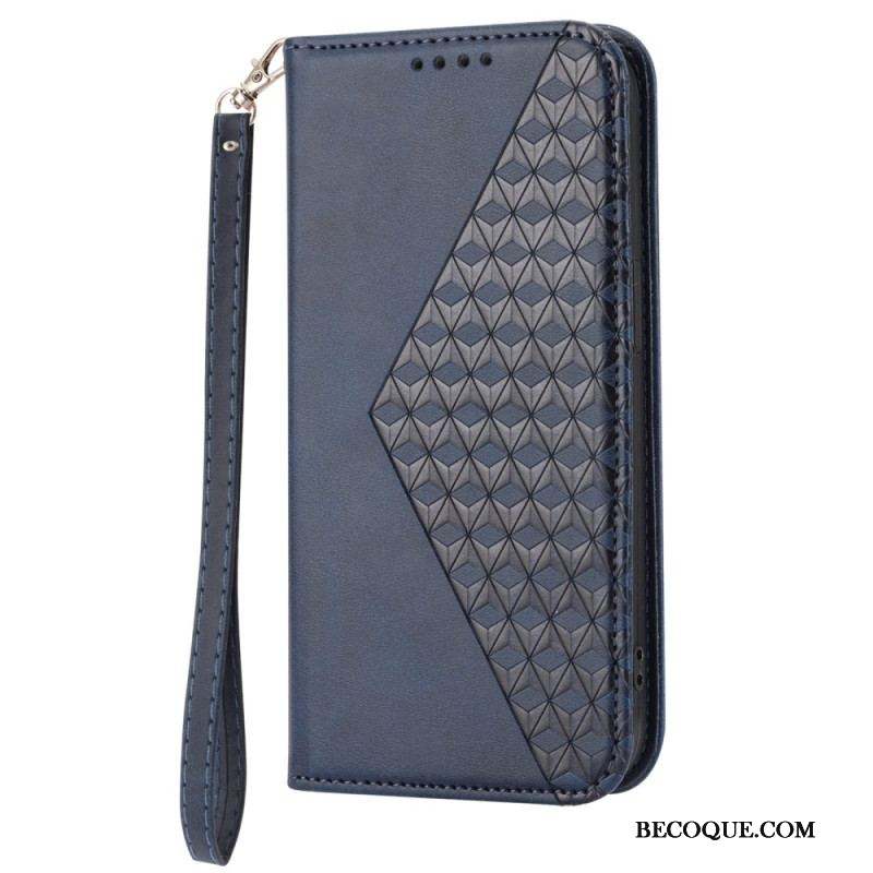 Flip Cover Xiaomi Redmi Note 12/Poco X5 5G Style Cuir Motif 3D