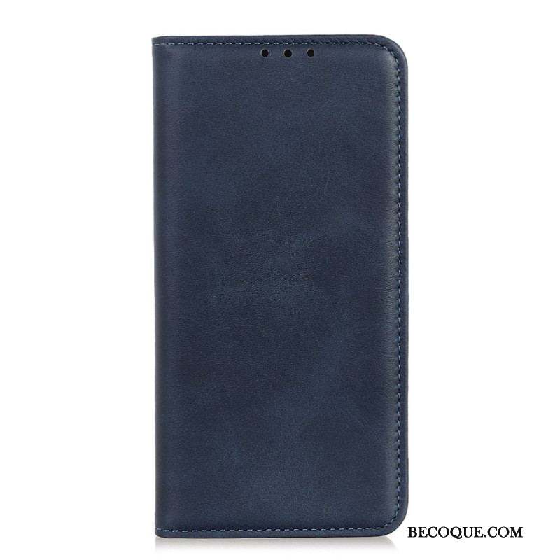 Flip Cover Xiaomi Redmi Note 12 Pro Plus Cuir Fendu Classique