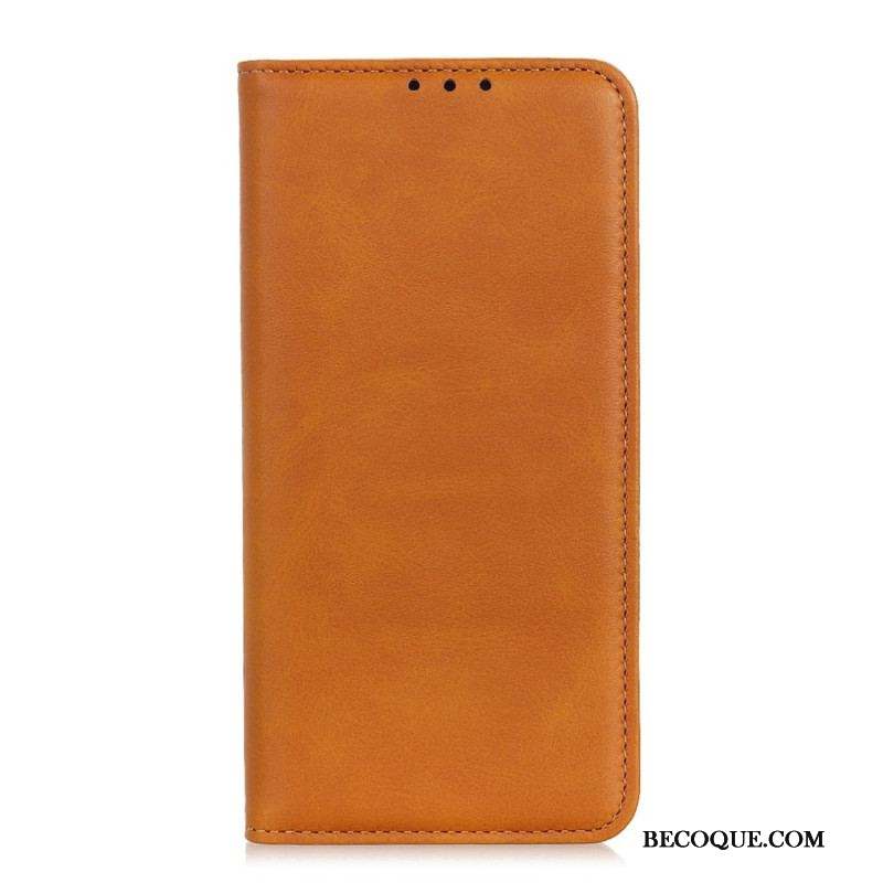 Flip Cover Xiaomi Redmi Note 12 Pro Plus Cuir Fendu Classique